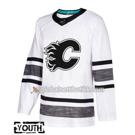 Calgary Flames Hockeydrakt Blank Hvit 2019 NHL All-Star Adidas Authentic - Barn